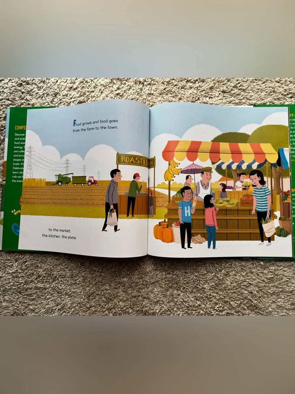 Green Machine Rebecca Donnelly Kids Book Food Scraps Green Energy Hardcover
